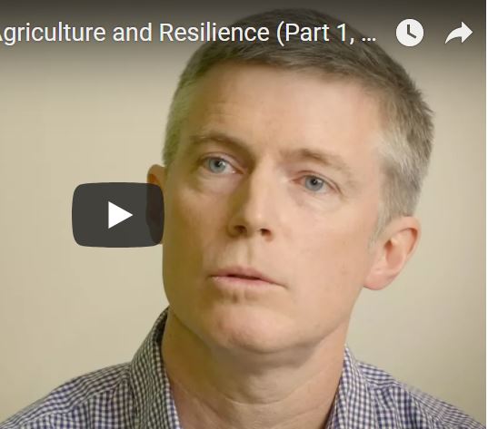 Why is social protection important for agriculture and resilience? Watch our colleagues explain! (Part 1, Daniel Gilligan)